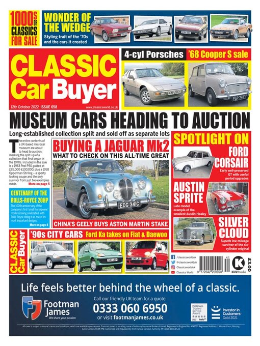 Kelsey Publishing Ltd作のClassic Car Buyerの作品詳細 - 貸出可能